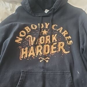 Navy Blue Motivational Hoodie
